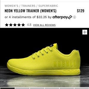 No bull NEON YELLOW TRAINER (WOMEN'S)